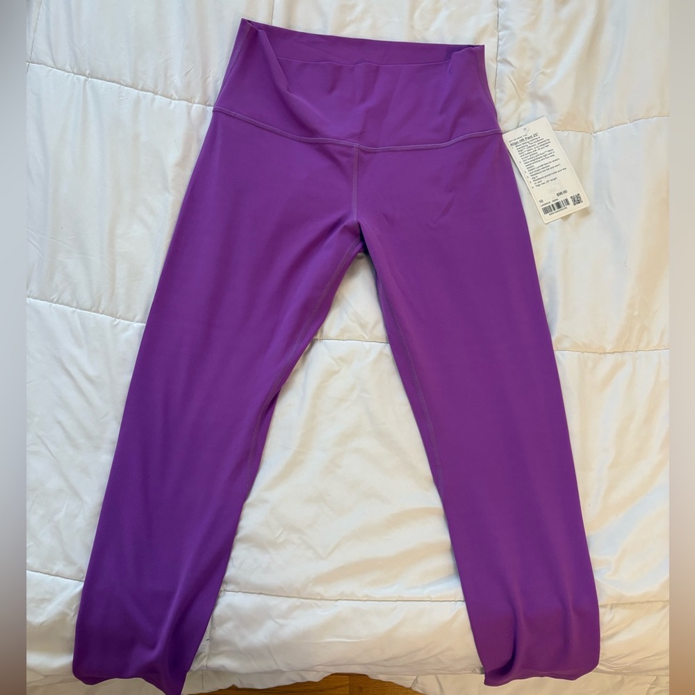 Lululemon align leggings 25 inch size 10 moonlight magenta